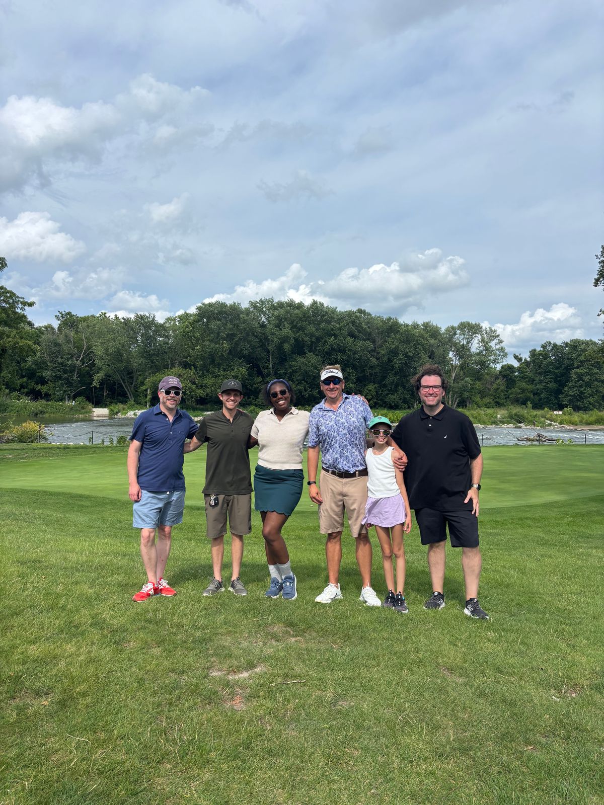 Photo at the 18th hole of Scramble 4 Sharp.