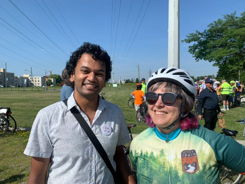 Cycling the Hydro Corridor with Danforth-Kingston for All