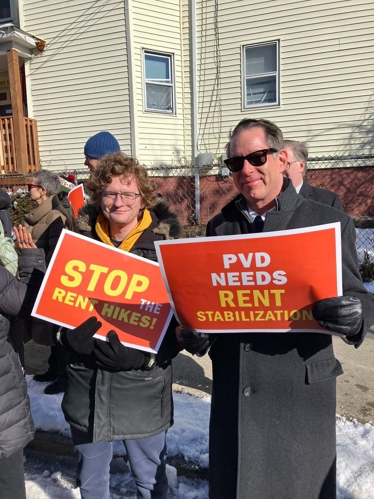 Reclaim members attend public introduction of proposed rent stabilization ordinance
