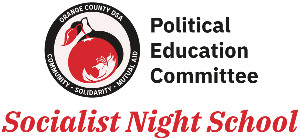 Orange County DSA Political Education Committee Logo