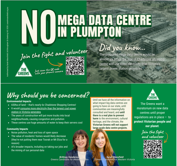 Leaflet we are distributing.