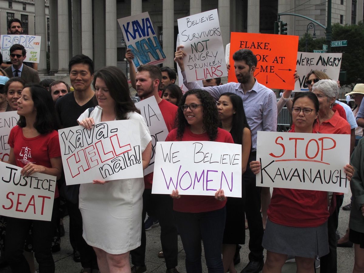 Protesting Kavanaugh's Supreme Court Appointment