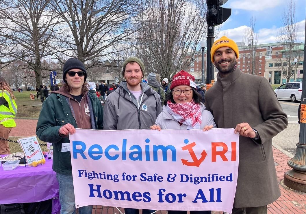 Reclaim RI members attend No Kings rally in Providence