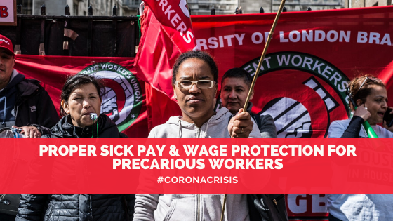 IWGB to sue UK government over its failure to protect precarious workers