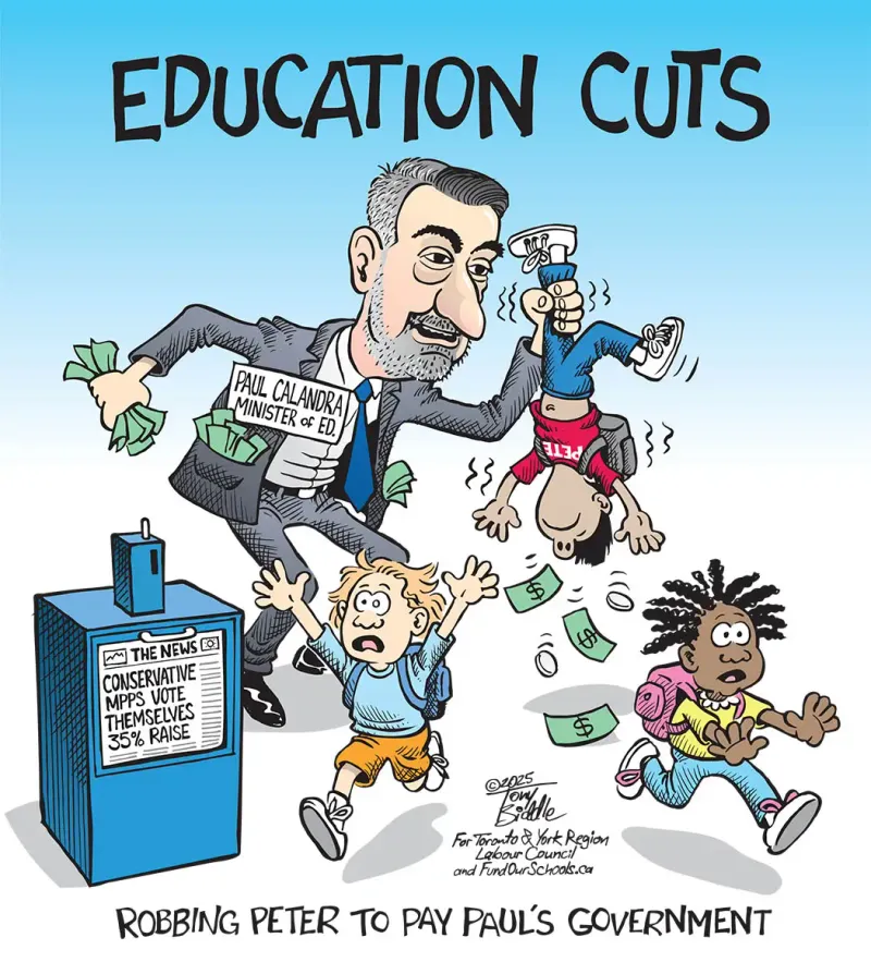Press Release: School Board Takeover Continues Diversion From Education Cuts