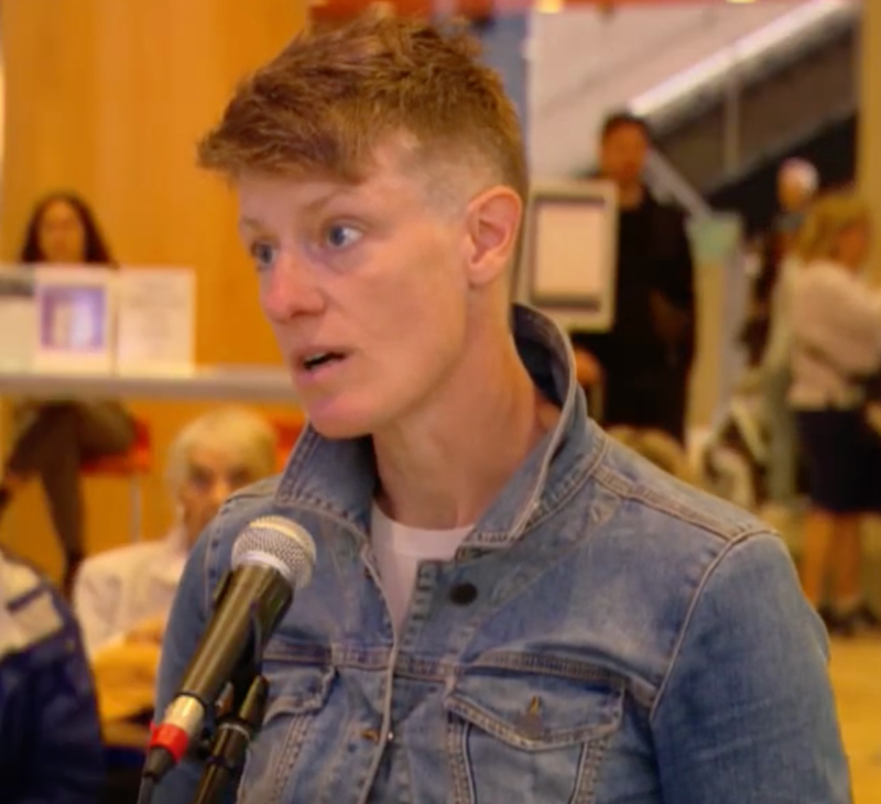 "These are people I love. Our veterans, our elders, my kids' classmates. My neighbors."