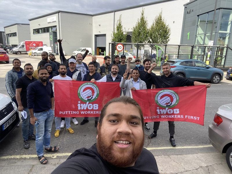 IWGB launches #ShameOnOcado campaign as BAME key worker jobs threatened after
whistleblowing on outsourcing and poverty pay