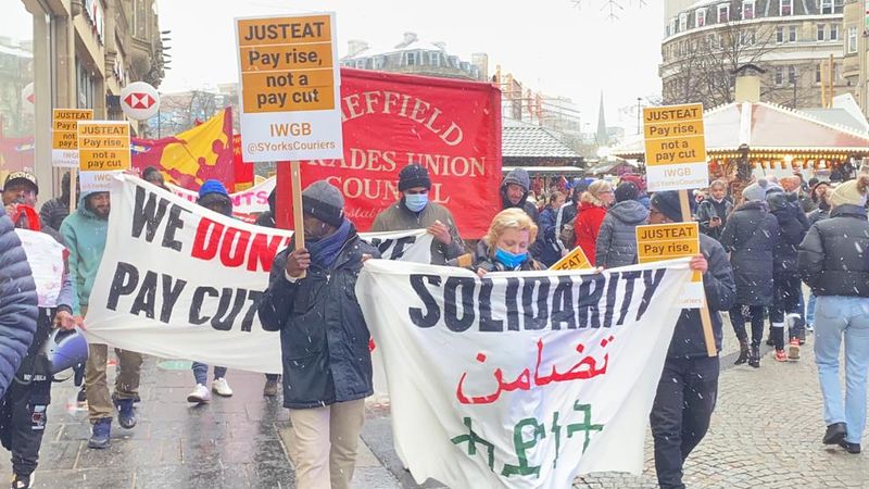 Sheffield JustEat couriers set to strike protest against “shocking” pay cut