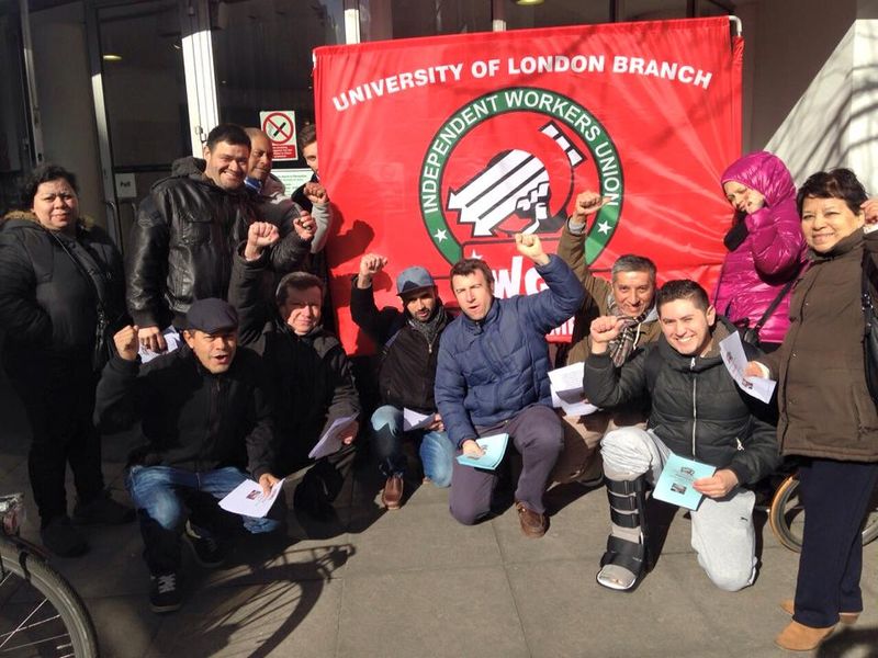 Low-paid workers at the Royal College of Art begin a campaign for the London Living Wage