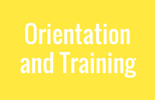 Orientation &amp; Training