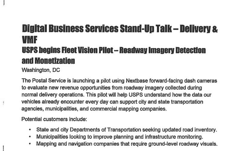 Statement on the “Fleet Vision" Pilot Program in Washington DC and beyond