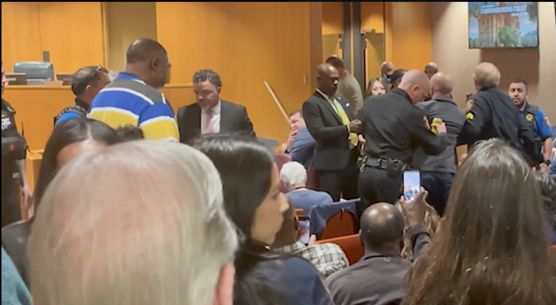 Tarrant County Judge orders multiple removals during heated commissioners meeting
