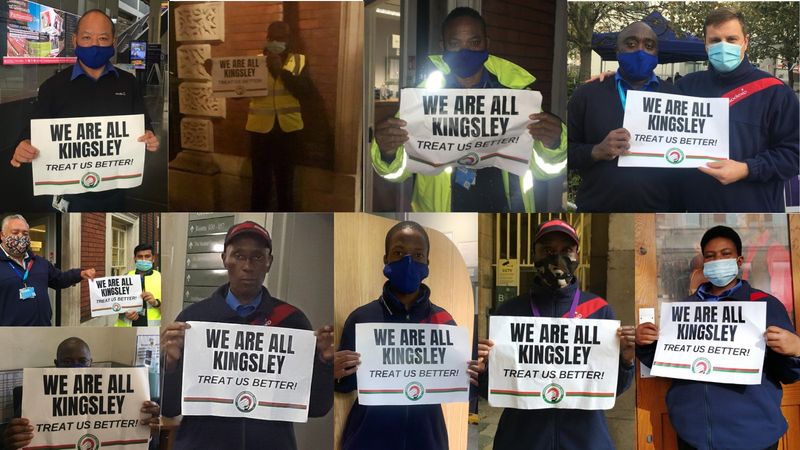 Security Officers at University of Greenwich demand an end to racial discrimination