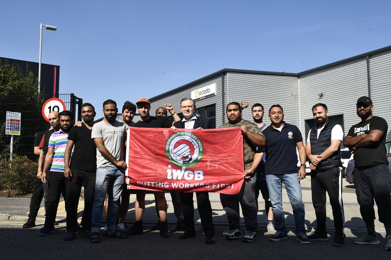 Key worker couriers protest Ocado over appalling treatment and poverty pay