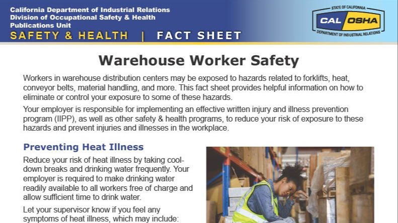 Warehouse Safety- English