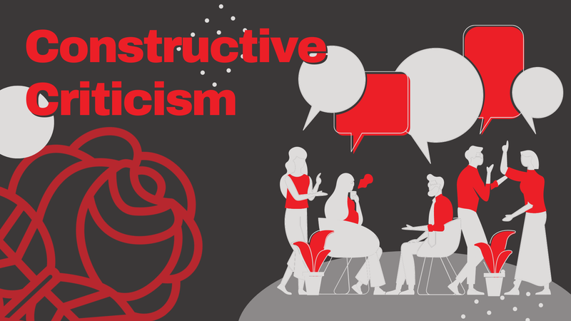 Giving and receiving constructive criticism