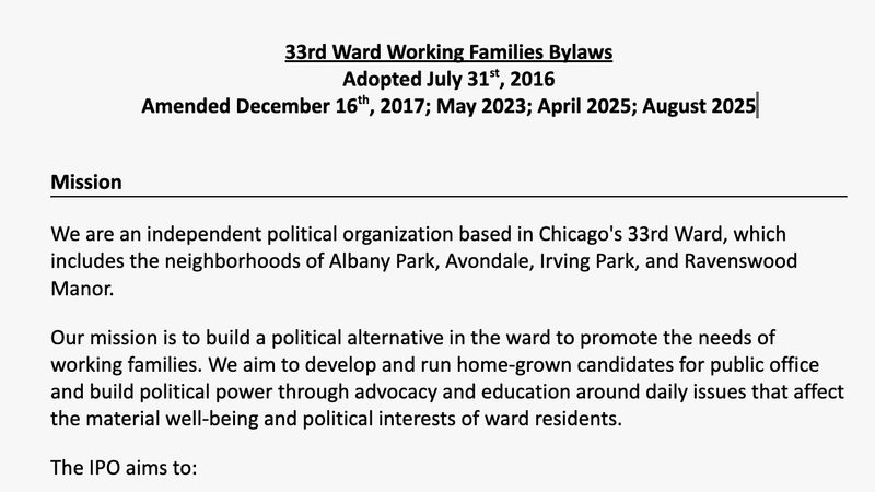 33WF Bylaws