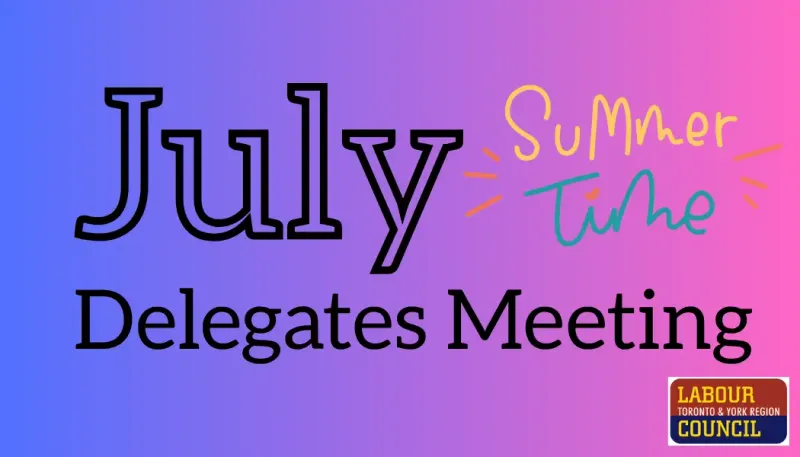 July 2025 Delegates Meeting
