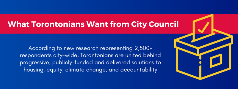 What Torontonians Want from City Council
