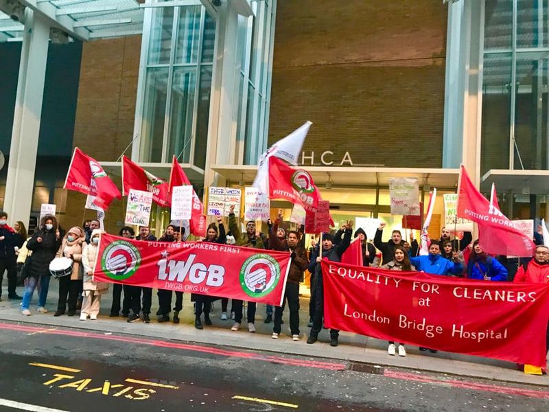 Justice for London Bridge Hospital cleaners