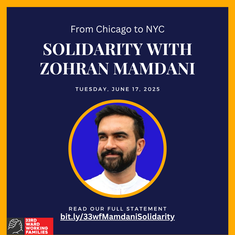 Chicago to NYC: Solidarity with Zohran Mamdani