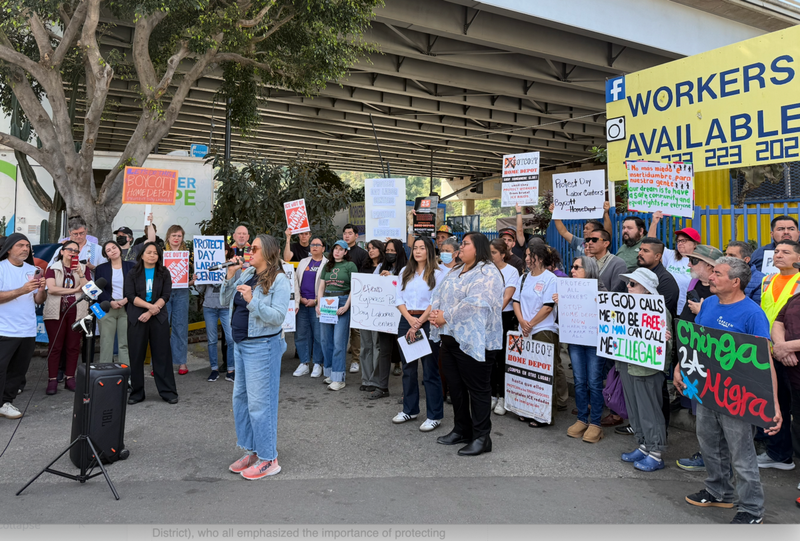 Community Rallies in Support of Day Laborers