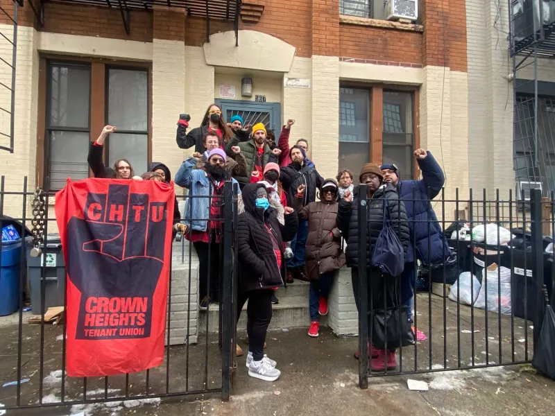 Crown Heights tenants rally for control of their building after years of no repairs