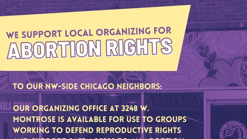 We Support Local Organizing for Abortion Rights