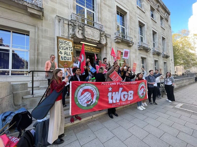 Migrant workers paid below LSHTM's minimum pay grade protest to end discriminatory pay