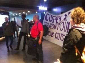 Workers and students occupy Cofely HQ in the Shard