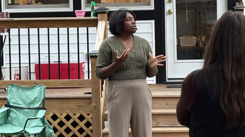 <p class="">Porch Party at Brandon Home</p>