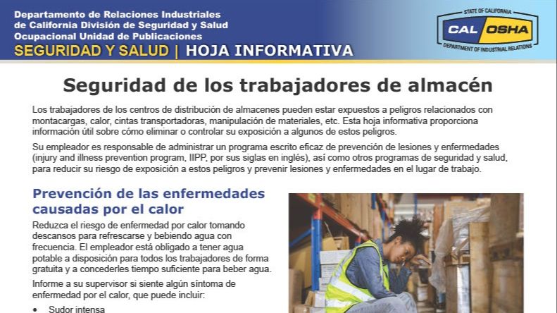 Warehouse Safety- Spanish