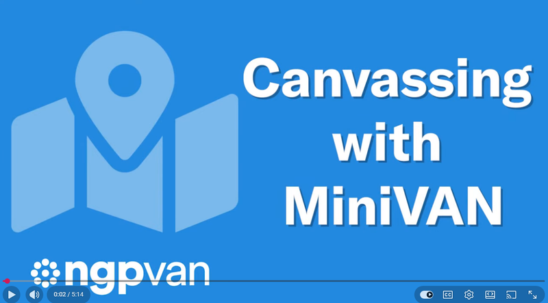 MiniVAN Training