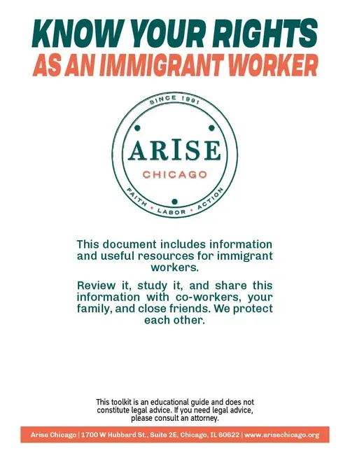 Know Your Rights as an Immigrant Worker