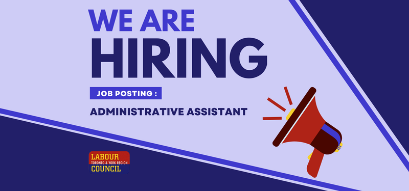 We're Hiring! Administrative Assistant Job Posting