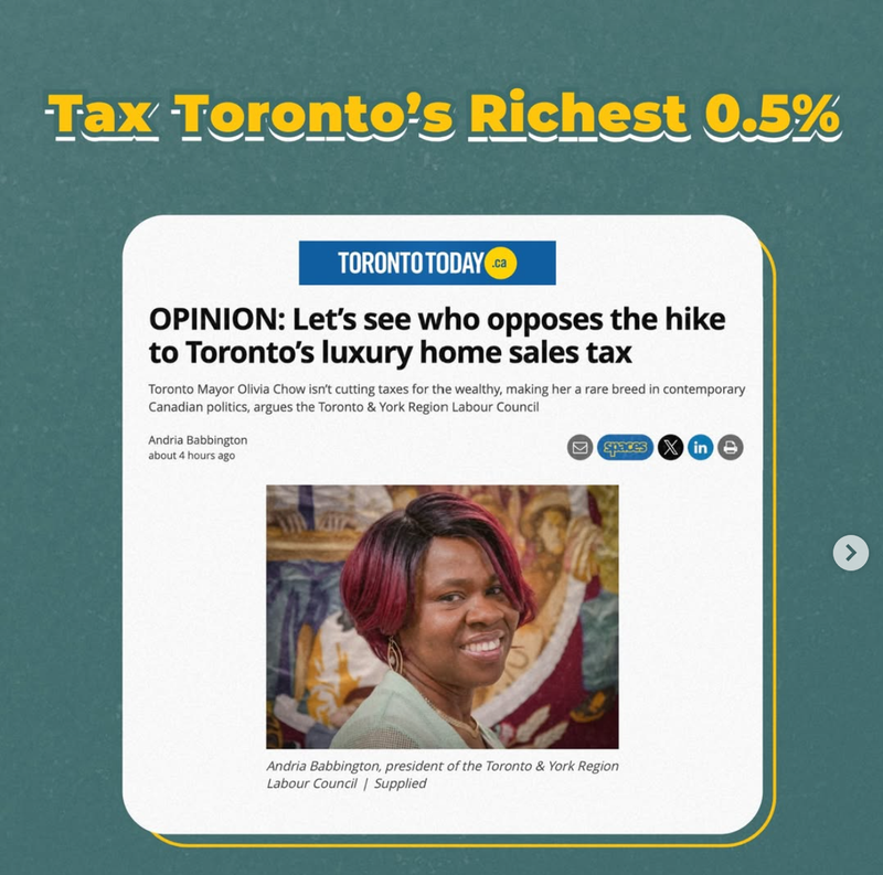 TYRLC Statement: Raising the Luxury Homes Tax and Other Steps to Prevent Service Cuts in Toronto’s 2026 Annual Budget