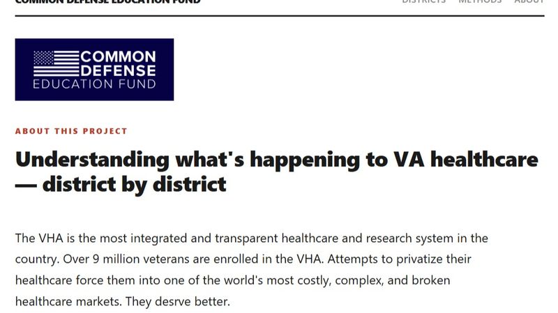 Tracking VA Healthcare Cuts: District By District (VHAdata.org)