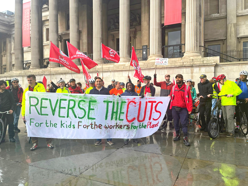 Campaigners join London cycling instructors in call to scrap devastating 100% cuts to cycle training