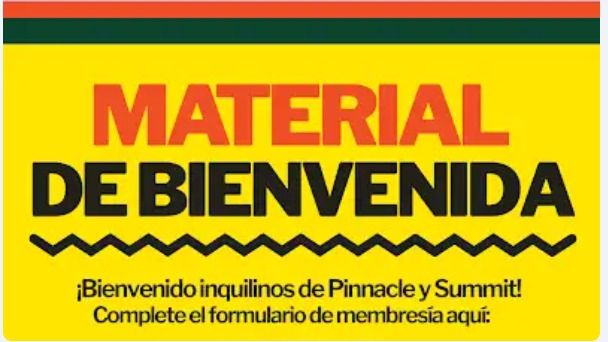 Material de Bienvenida