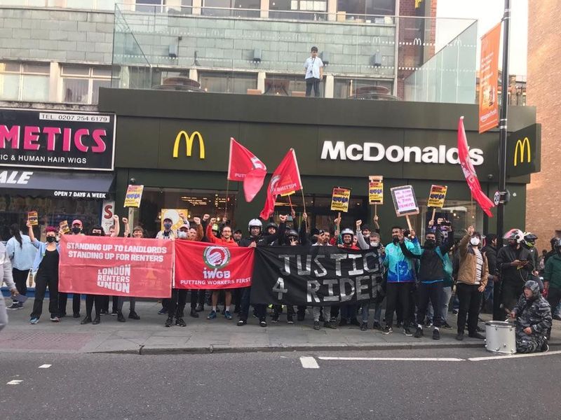 Food delivery couriers boycott Dalston McDonald’s over parking