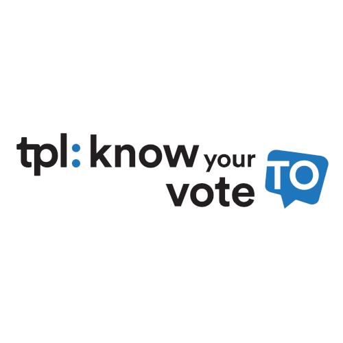Toronto Public Library Know Your Vote