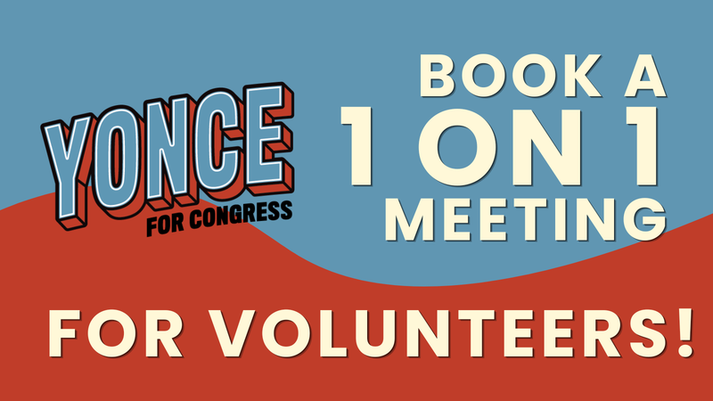 Book a 1 on 1 Volunteer Meeting