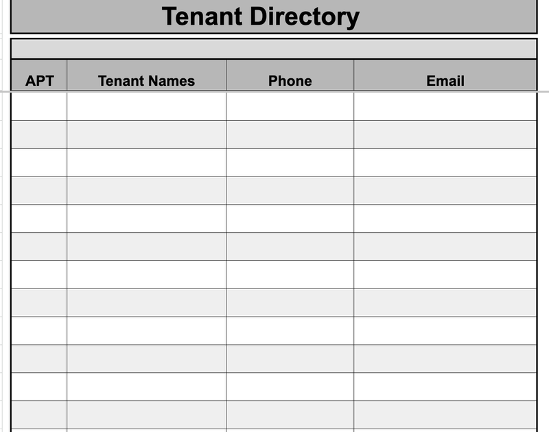 TA Directory Template