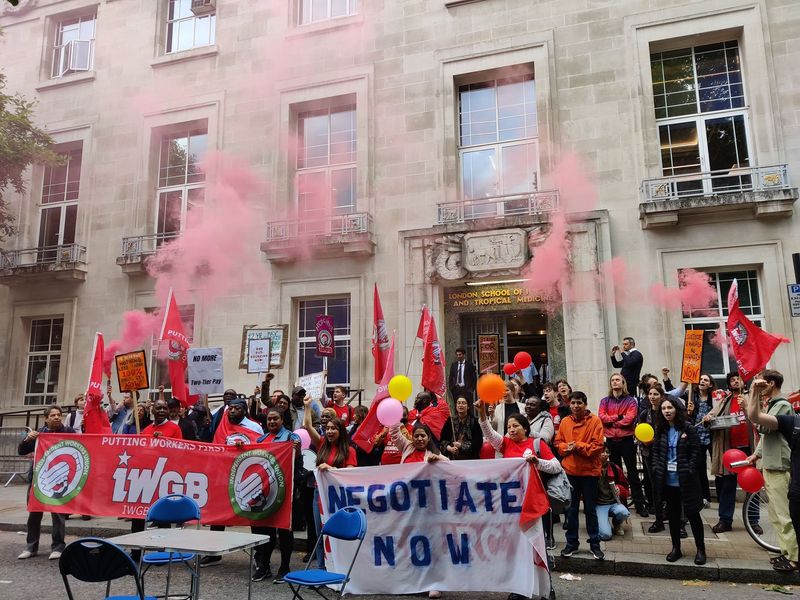 Over 120 academics pen open letter to LSHTM demanding an end to 'second class' treatment of outsourced workers