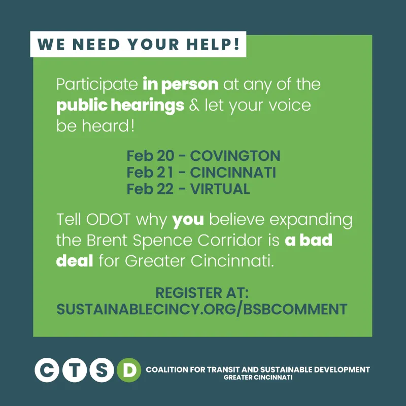 Expand Transit, Not Highways: Public Comment Action Alert