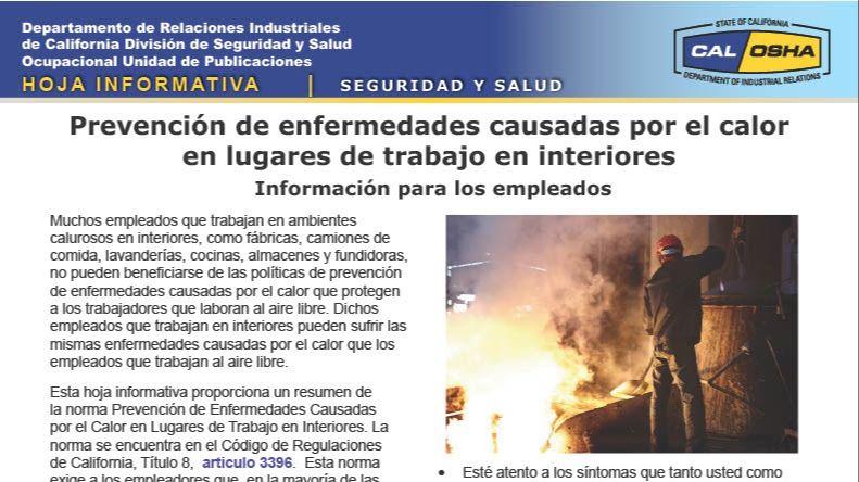 Heat Illness Prevention- Spanish