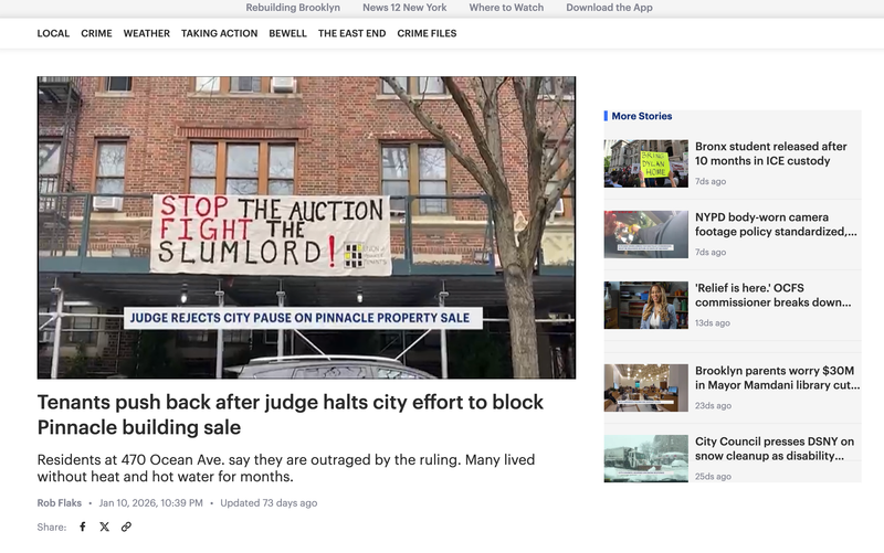 Tenants push back after judge halts city effort to block Pinnacle building sale